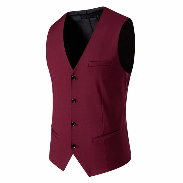 BOBOGOJP Mens Casual Blazer Sport Coat Lightweight Two Button Business Jackets (Red,XL)