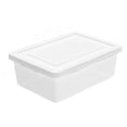 thumbnail image 1 of WRXMIJNHGSA Home Textile Storage Under $20 Transparent Storage Box Plastic Storage Frosted Toy Organizer Living Room Bedroom Closet Storage Box With Lid Organizer, 1 of 6