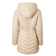 thumbnail image 2 of Sportoli Manteau d'Hiver pour Femme Réversible Doublé en Fausse Fourrure, Doudoune Matelassée - Beige (Petit), 2 of 7