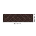 thumbnail image 3 of Non-Slip Carpet Stair Treads 30x8in | Slip Resistant Indoor Rug Runner | Reusable | Washable Polyester | Coffee Beige | Secure Grip for Elders & Pets | Easy Install | Quiet Soft Layer, 3 of 6