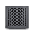 thumbnail image 1 of Grille d'Aération de Plancher en Fonte 8′′ x 8′′ avec Registre d'Humidité / Registre de Plancher Décoratif CVC Robuste / Grille d'Aération Motif Champignon Tudor / Revêtement en Poudre, Repeignable, Couvercle de Conduit à Insertion Marchable (VR-100), 1 of 10