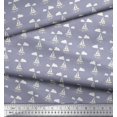 thumbnail image 2 of Soimoi Polyester Crepe Fabric Cloud,Fish & Yacht Nautical Decor Fabric Printed Yard 42 Inch Wide, 2 of 3