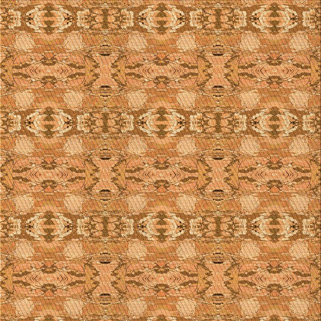 Ahgly Company Tapis d'Intérieur Lavable en Machine Carré Transitionnel Orange Bière, 7 Pieds Carré