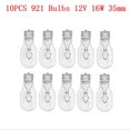 thumbnail image 1 of Ruibeauty 10Pcs 921 High Level Brake Light Bulb 955 Capless Wedge Car Bulbs 12v 16w 35mm, 1 of 4