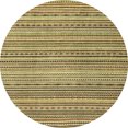 thumbnail image 1 of Ahgly Company Tapis d'Intérieur Ronds Abstraits Brun Rougeâtre, Tapis de Zone Abstraits, 5 Pieds Rond, 1 of 6