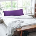 thumbnail image 4 of PiccoCasa Cotton Body Pillow Case with Zipper Closure Grape 20"x 55" 1PCS, 4 of 7