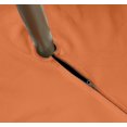 thumbnail image 3 of Vargottam Indoor/Outdoor Tablecloth 58" x 120" Inch Rectangular Tablecloth with Umbrella Hole & Zipper, Waterproof Patio Table Cloths, Spring/Summer Table Covers for Backyard /BBQs - Coral Orange, 3 of 6