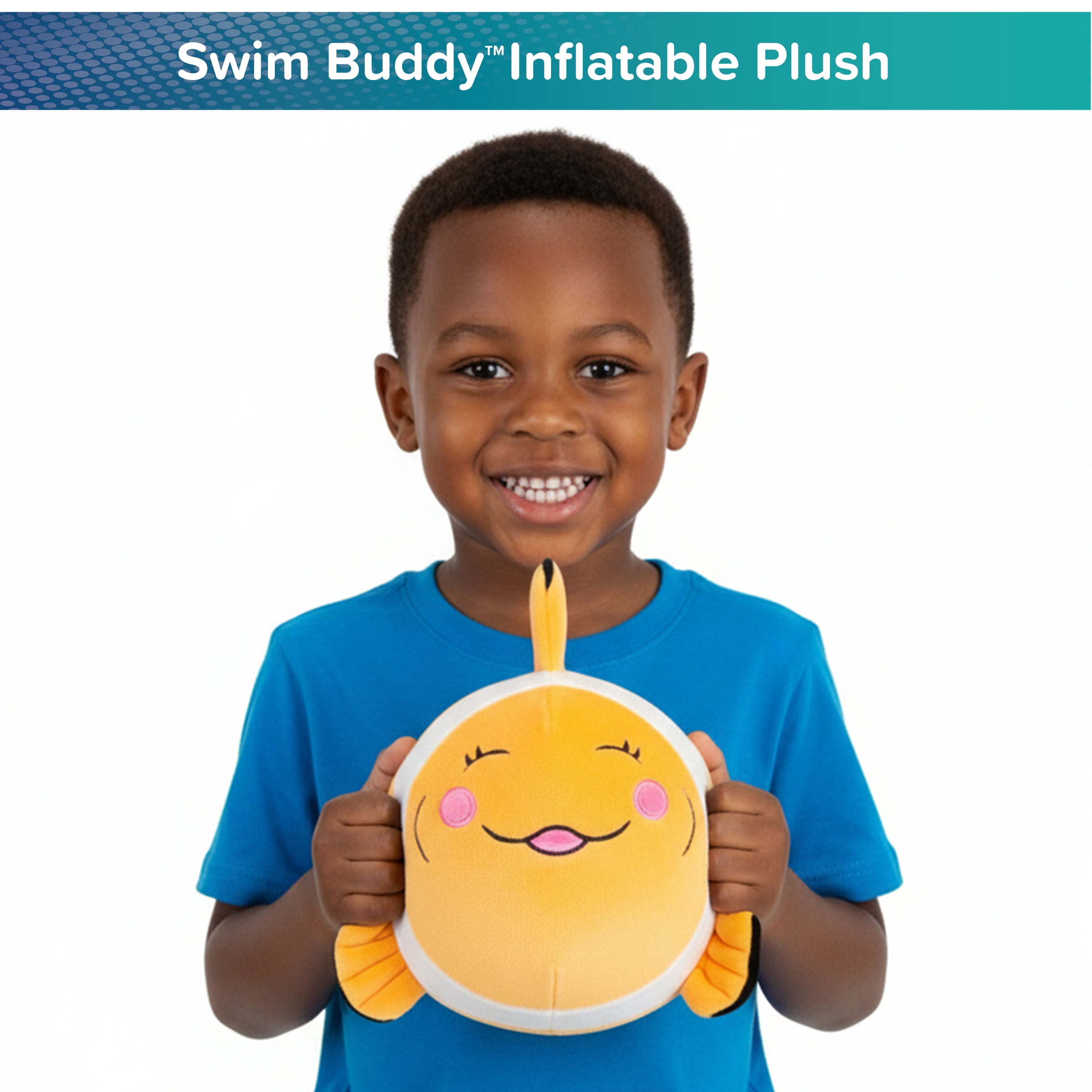 Aqua Leisure SwimBuddy™ Inflatable Plush Float - Chloe Clownfish
