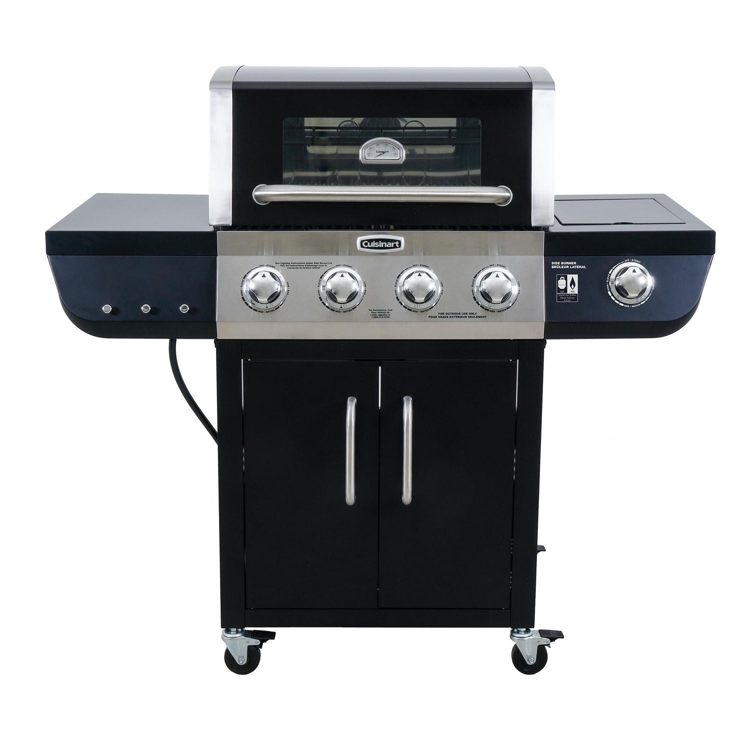 Cuisinart Four Burner Dual Fuel Gas Grill