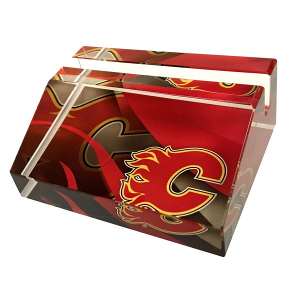 NHL Crystal Collectibles Titulaire De La Carte De Visite - Calgary Flames