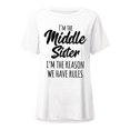 thumbnail image 4 of Pompotops Femmes Mode Casual Chemises d'Impression Manches Courtes Tee-Tops Tunique Blouse, 4 of 4