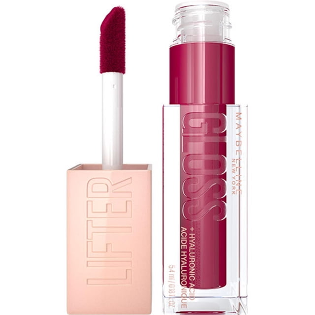 Maybelline New York Lifter Gloss, Hydrating Lip Gloss with Hyaluronic Acid, taffy ,5.4 ml