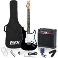 thumbnail image 3 of LyxPro Beginner 39” Electric Guitar & Electric Guitar Accessories, Black, 3 of 8