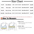 thumbnail image 2 of UPPADA Items Only Full Coverage Plus Size Bra Convenient Front Button Bras Cool Liftup Bra Super Gather Wireless Push-up Bra Lifting Bras Breathable Underwear Bra, 2 of 6