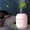 Pink, variant on USB Rechargeable Portable Humidifier for Home, Office, Desk, Bedroom, and Car with 220ml Tank, Colorful Night Light, and Quiet Operation