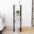 thumbnail image 3 of vidaXL 3-Tier Book Cabinet White 40x30x105 cm Solid Pinewood, 3 of 5