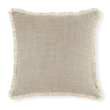 Bouclair Taha Beige Soft Decorative Throw Pillow