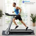 thumbnail image 3 of Superfit Folding Electric Treadmill Jogging Machine Bluetooth 10 Preset Programs, 3 of 10