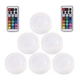 thumbnail image 1 of SDNall Versatile LED Puck Lighting for Cabinets with Remote, 16 Colors and Adjustable Warm Light, Ideal as Night or Reading Light, 1 of 1