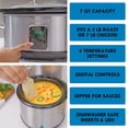thumbnail image 3 of Kenmore Programmable 7 QT (6.6L) Slow Cooker and Dipper, Black Silver, 3 of 10