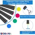 thumbnail image 4 of Replacement Toothbrush Heads Compatible with Oral B Electric Toothbrush Braun,12pcs Black Toothbrush Heads for 3professional,3Sensitive,3professional PRO,3Cross, Medium and Soft, 4 of 8