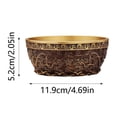 thumbnail image 3 of BKER Feng Shui Wealth Position Bowl Pure Copper 415 Grams 0.92 Pounds Double Appearing Base Wealth Treasury With Wealth Inscription Desk Altar Sacred Decorat, 3 of 7