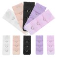 thumbnail image 1 of 10 Pcs Rallonges de Soutien-Gorge pour Femmes Crochets d'Extension de Brassière Étroits 3 Rangées 1 Bouton Extension de sous-Vêtements (Couleur Aléatoire), 1 of 9