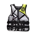 thumbnail image 3 of Lipstore Life Vest Breathable Adjustable Buoyancy Aid for Sailing Rafting green, 3 of 8