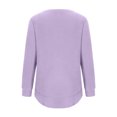 thumbnail image 4 of zanvin Hauts d'Automne pour Femmes, Mode Femme Automne Hiver Uni à Col Rond, Chandail à Manches Longues, Cadeau Chaud, 4 of 6