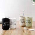 thumbnail image 2 of Zootealy Toothbrush Holder Cup Toothpaste Holder Travel Container Electric Toothbrush Case Flosser Storage Organizer Mugs Towel Toothpaste Holder, 2 of 6