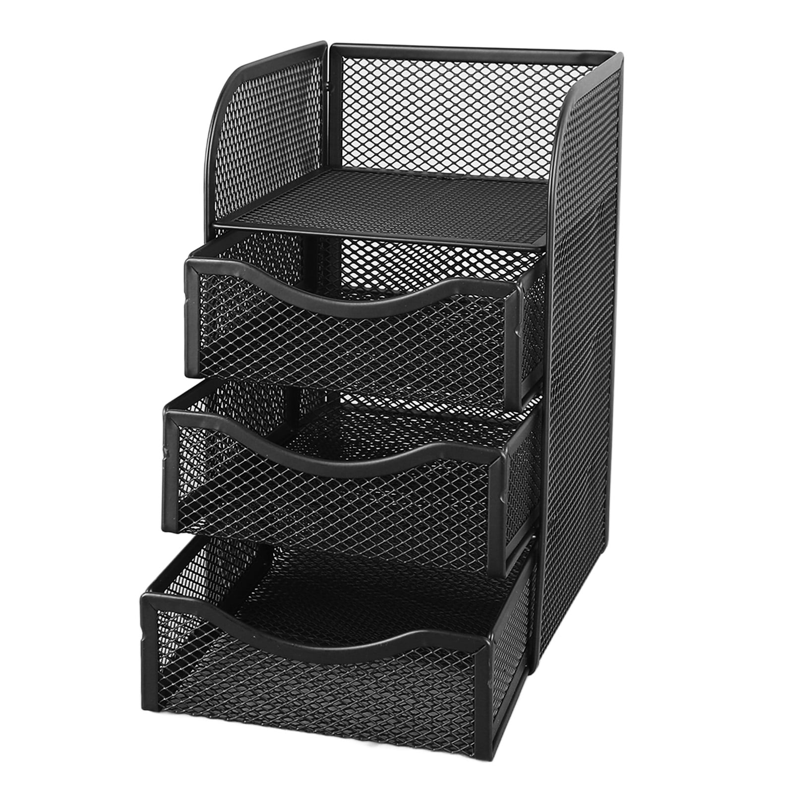 Desk Organizer, Office Supplies Desk Organizer Multifunctional Ample Space 3 Drawers  for School