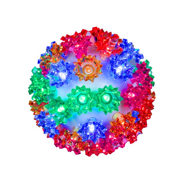 Novelty Lights 6in 50 LED Starlight Sphere, Multicolor Ornament Ball Light