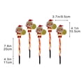 thumbnail image 3 of 5-Pack Solar Powered Christmas Lights LED Waterproof Outdoor Holiday Decorations | Warm White Reindeer Santa Snowflake Tree Shapes | Easy Install Patio Garden Yard Lighting, 3 of 6
