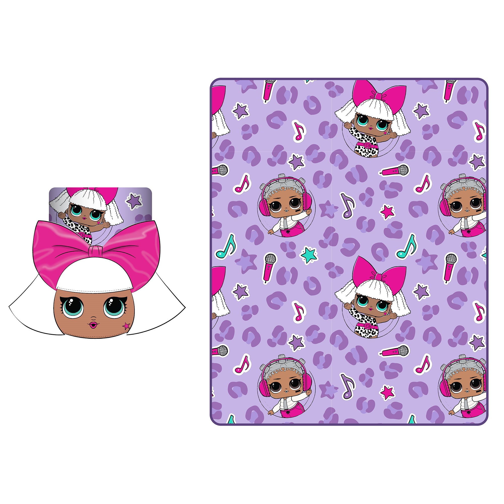 Peluche avec jeté « Pretty in Pink » de LOL Surprise
