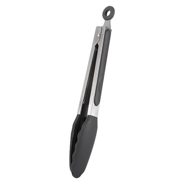 EGNMCR Pinces de Cuisine, Pinces de Cuisson de 9 Pouces avec Embouts de Qualité Supérieure, Pinces Alimentaires Antiadhésives avec Chaleur jusqu'à 480 °F, Pinces en Silicone en Acier Inoxydable 304