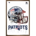 thumbnail image 1 of NFL New England Patriots - Drip Helmet 20 Wall Poster, 22.375" x 34" Framed, 1 of 4