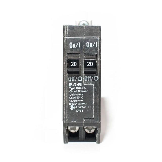 BQLT20 - Commander Tandem 20 Amp Disjoncteur à Boulonnage