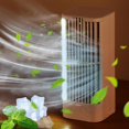 thumbnail image 1 of Portable automatic remote control air conditioning fan air conditioner with USB 3 speeds desktop air conditioning fan cooling fan air conditioner with lighting For home Bedroom, 1 of 5