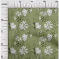 thumbnail image 1 of oneOone Georgette Viscose Light Green Fabric Florals Fabric For Sewing Printed Craft Fabric By The Yard 42 Inch Wide, 1 of 4