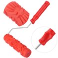 thumbnail image 5 of Home Decor Home Improvement Tools - Diatom Ooze Tools Wall Painting Rubber Embossed Roller, 5 of 5