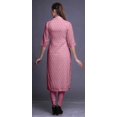 thumbnail image 3 of Bimba Printed Straight Kurtis For Women Button Down Mandarin Indian Tunic X-Large, 3 of 6