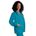 thumbnail image 2 of Adar Universal Women's Round Neck Warm-Up Scrub Jacket, Available in 39 Colors, 2 of 5