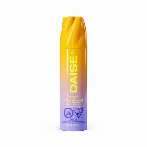 DAISE Foaming Body Wash in Vanilla Whip, Ultra Hydrating for Skin, 8.8 oz/250 g, body wash, body cleanser