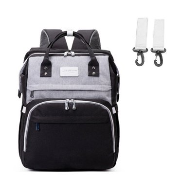 3 in 1 Waterproof Mummy Bag Folding Diaper Pouch portable Travel Baby Bed Backpack