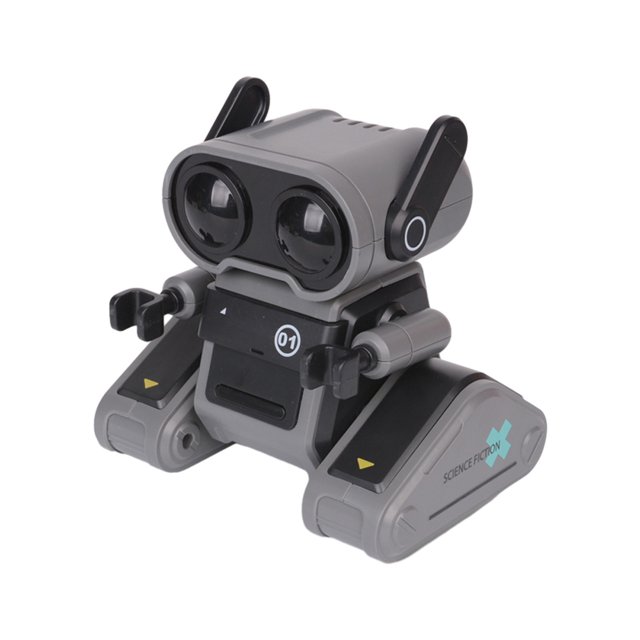Remote Control Robot with Color-Changing Lights & Music, 2.4Ghz RC Educational Toy, 360° Rotation & Dancing Modes for Kids Ages 4+