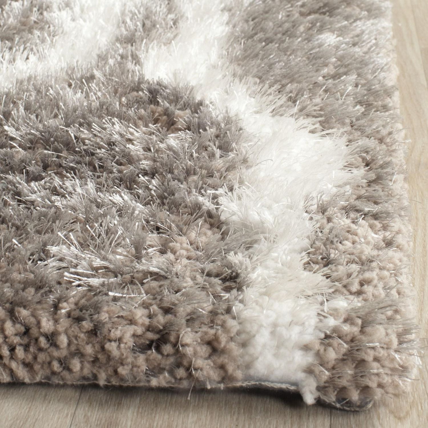 Safavieh Barcelona Melinda Tapis Peluche Shag Géométrique