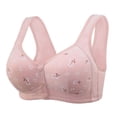 thumbnail image 1 of Birdeem Womans Embroidered Glossy Comfortable Breathable Bra Underwear No Rims, 1 of 1