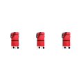 thumbnail image 1 of maskred Sac de Chariot de Courses Multifonctionnel Options d'Usage Polyvalentes Sac de Chariot de Courses avec Roues Sacs de Courses en Tissu Rouge 3ensemble, 1 of 6
