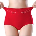 thumbnail image 2 of Womens Stretch High Waisted Seamless Underwear No Show Tummy Control Panties Soft Postpartum Full Coverage Briefs, 2 of 7