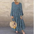 thumbnail image 1 of LSLJS Women Plus Size Casual Loose Sleeveless Floral Daily Linen Print Long Maxi Dress, 1 of 6
